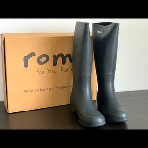 Women’s Black Rain Boot